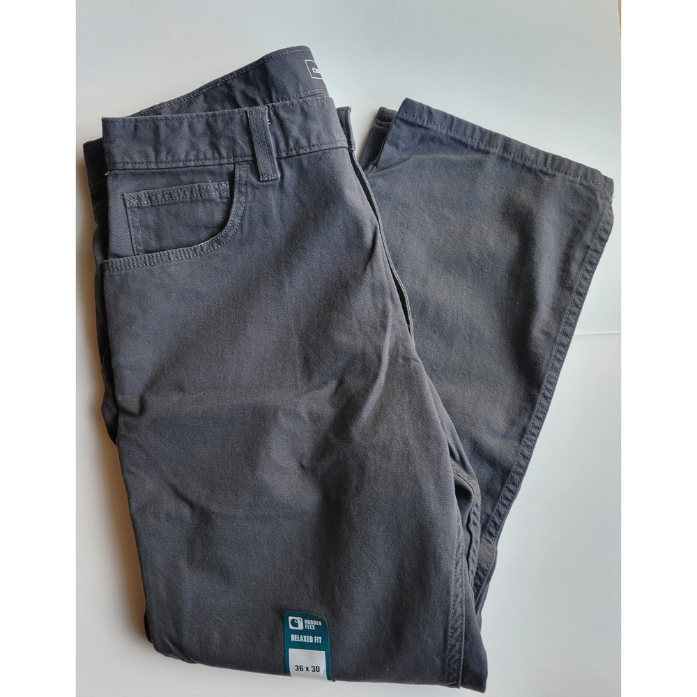 Carhartt Rugged Flex Relaxed Fit Canvas Work Pants Tan Men’s 36x30 BN2517‑M